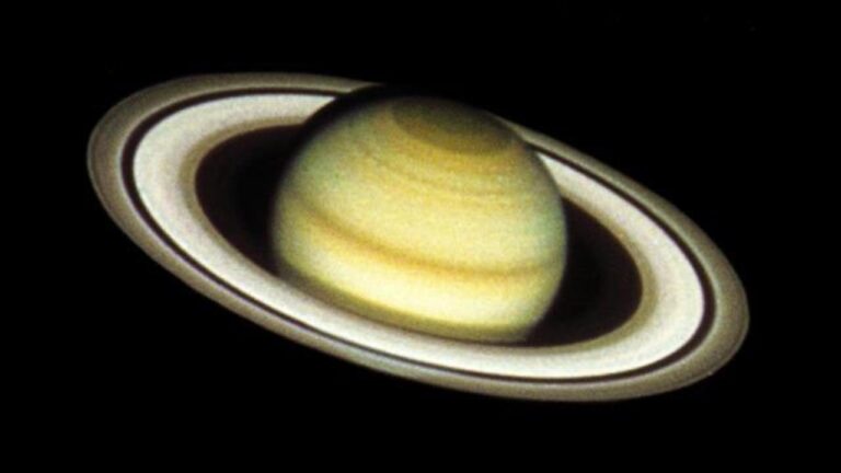 Saturn – the ringed planet, 2nd largest.